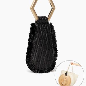 Toptote By Lindsay Albanese Premium Hat Holder Black Gold New NWT